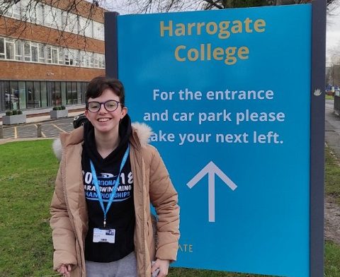 A 'role model' - Harrogate College Business student Emily Holder