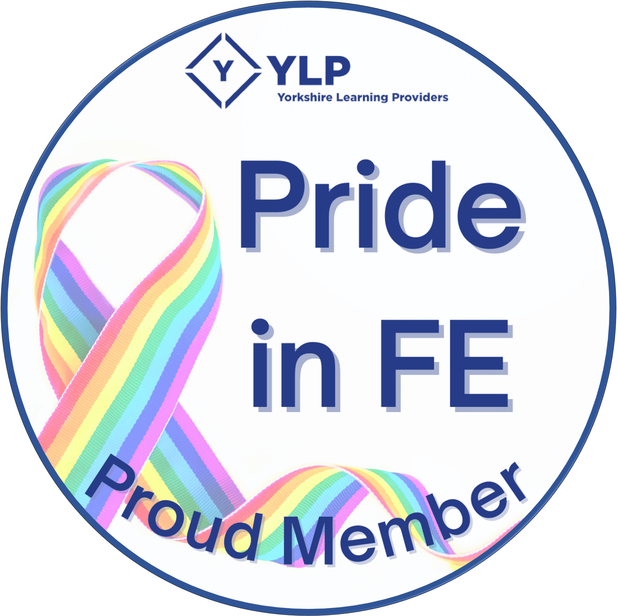 Pride in FE badge YLP