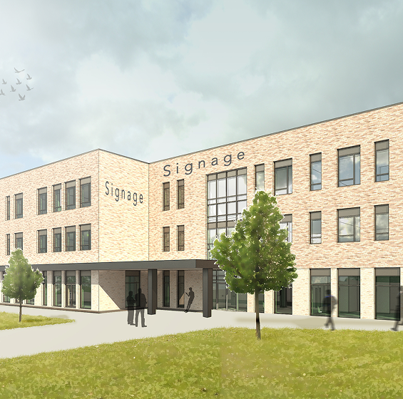 Harrogate College new campus 3d render