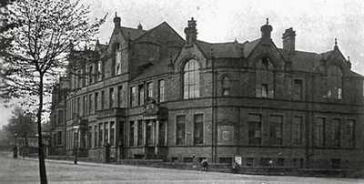 Harrogate College School of Art and Technology building in 1897 - black and white