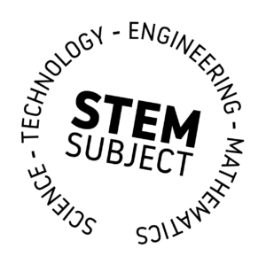 STEM Subject logo - Science - Technology - Engineering - Mathematics