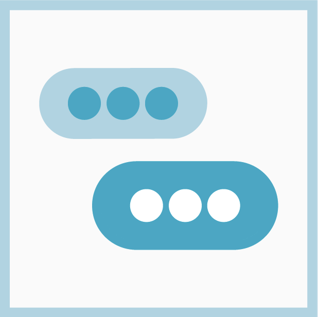 Decorative teal graphics lightbulb icon - STEM