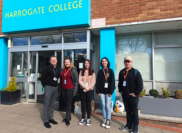 Canadian students visit Harrogate College