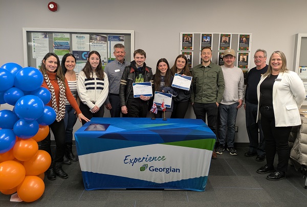 HC Canada trip group Experience Georgian College